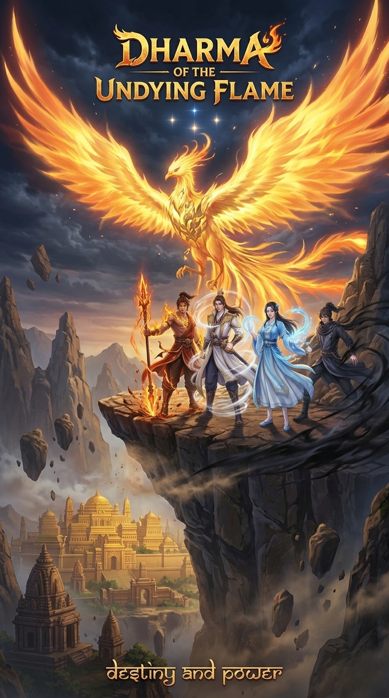 Dharma of the Undying Flame: Upcoming Epic Novel, Audio Series, Comic Manhua & Anime Universe